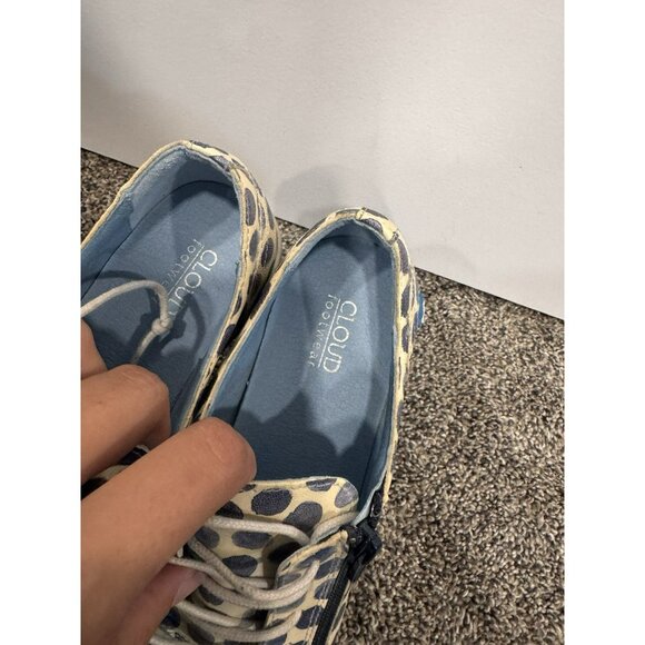 Cloud Footwear Aika Women's Size 38 Print Sneaker Tupai Blue NWOT - Picture 4 of 7